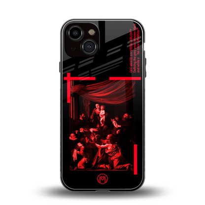 madonna of the rosary back phone cover | glass case for iphone 13