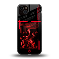 madonna of the rosary back phone cover | glass case for iphone 15 plus