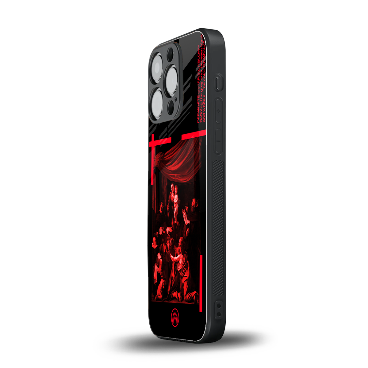 madonna of the rosary back phone cover | glass case for iphone 15 pro