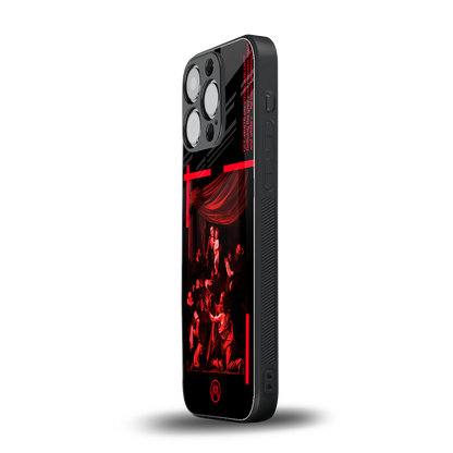 madonna of the rosary back phone cover | glass case for iphone 14 pro
