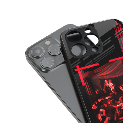 madonna of the rosary back phone cover | glass case for iphone 16