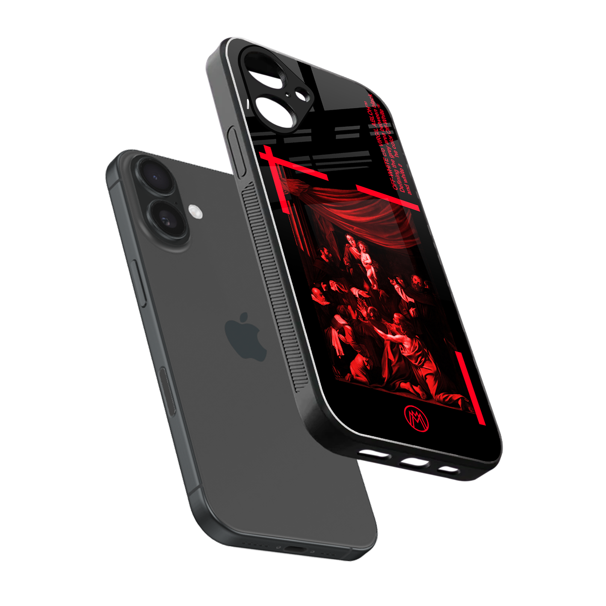 madonna of the rosary back phone cover | glass case for iphone 16