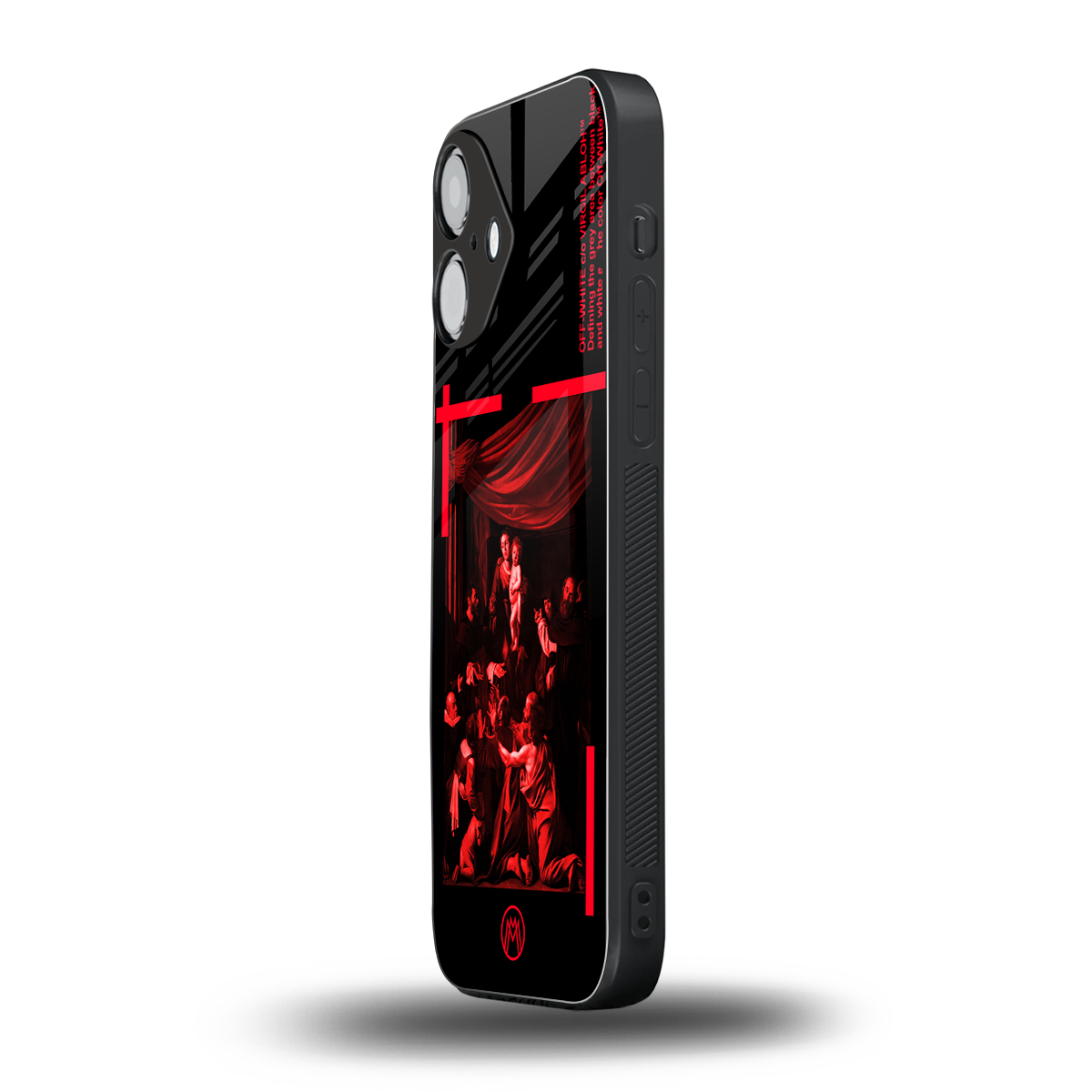 madonna of the rosary back phone cover | glass case for iphone 16