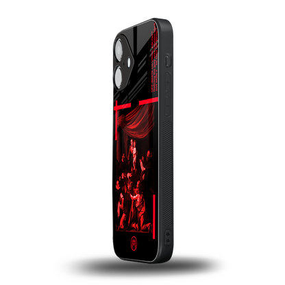 madonna of the rosary back phone cover | glass case for iphone 16