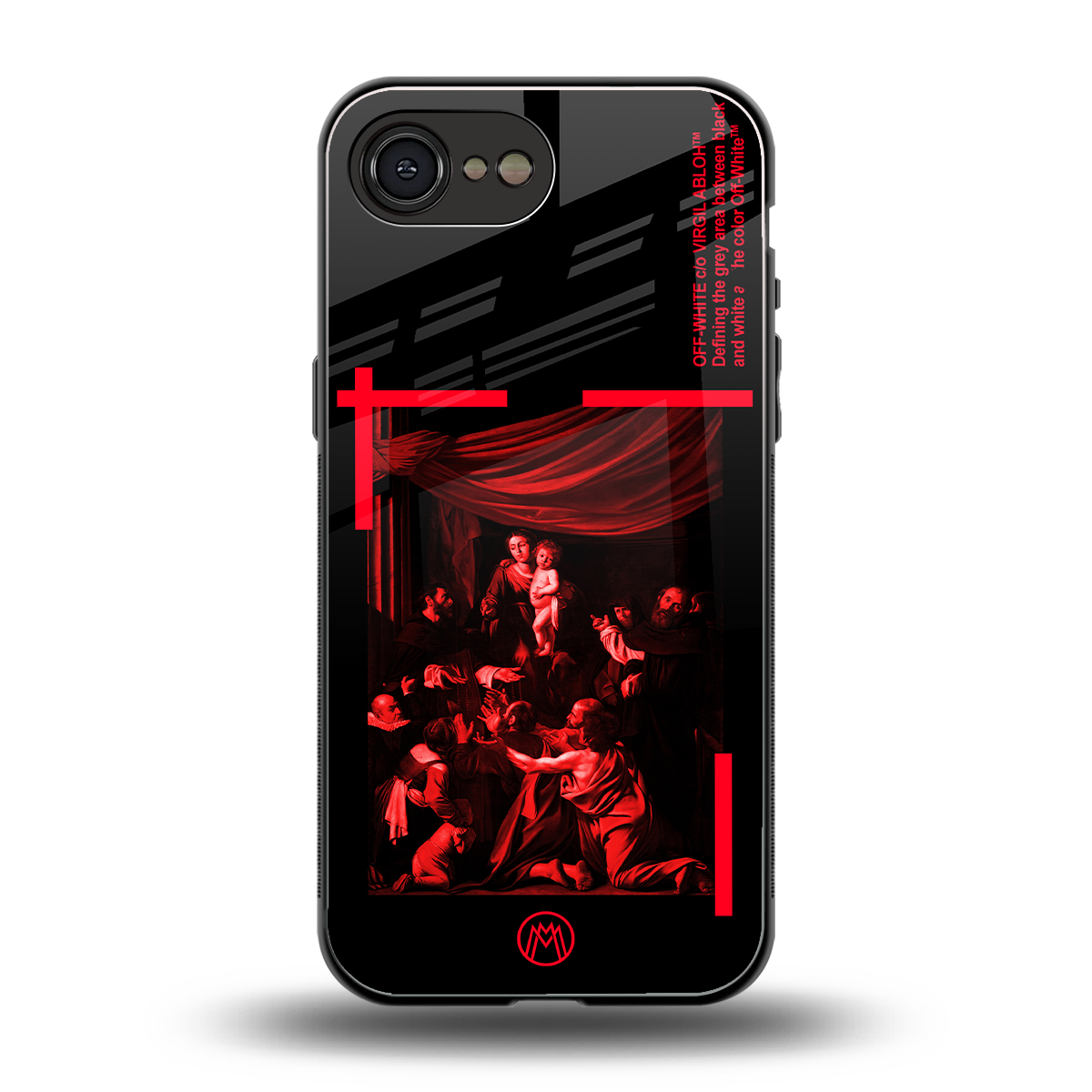 madonna of the rosary back phone cover | glass case for iphone 16e