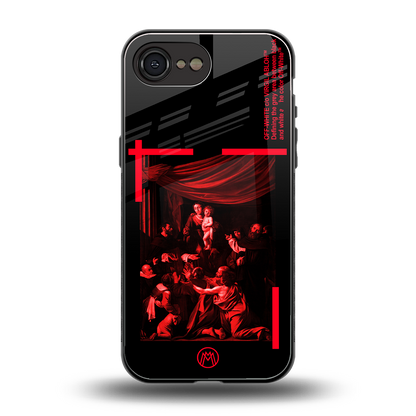 madonna of the rosary back phone cover | glass case for iphone 16e