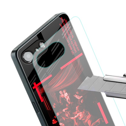 madonna of the rosary back phone cover | glass case for iphone 16e