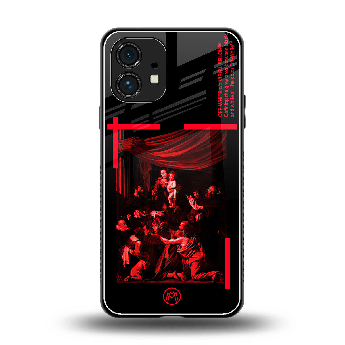 madonna of the rosary back phone cover | glass case for nothing phone 1