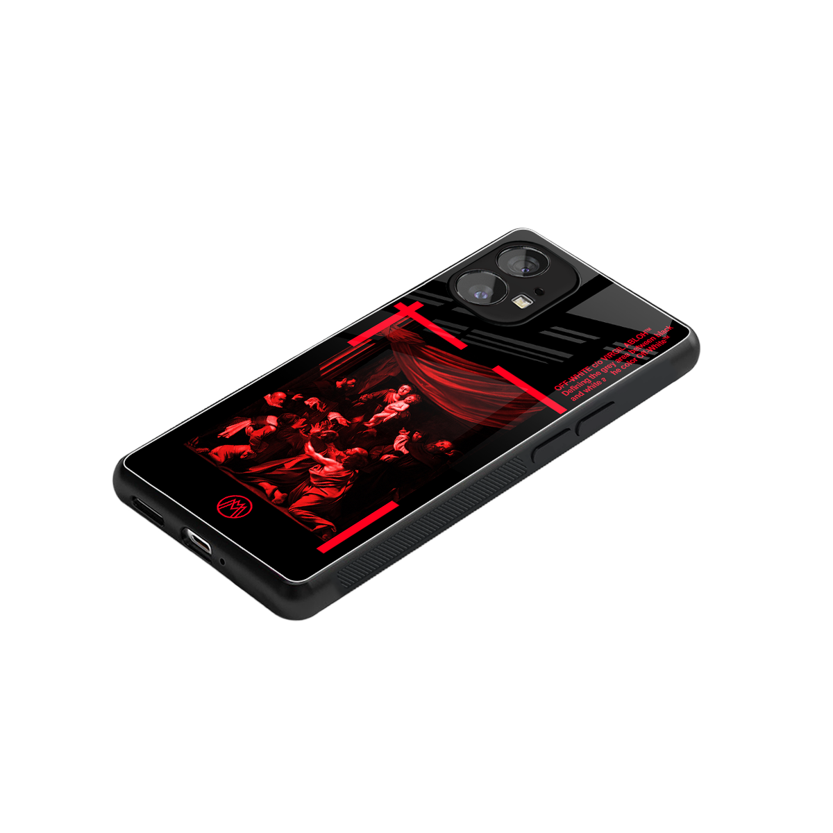 madonna of the rosary back phone cover | glass case for nothing phone 1