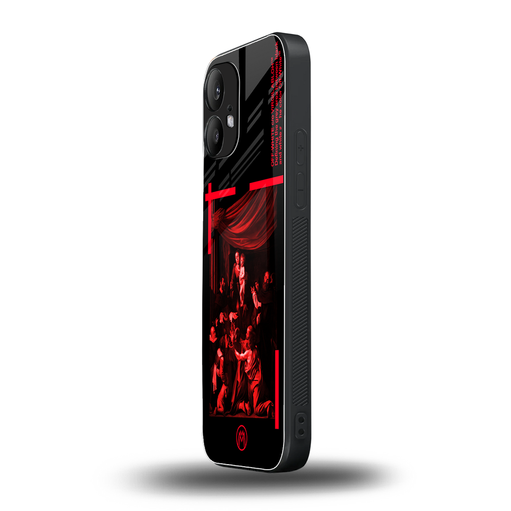 madonna of the rosary back phone cover | glass case for nothing phone 2