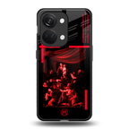 madonna of the rosary back phone cover | glass case for oneplus nord 3