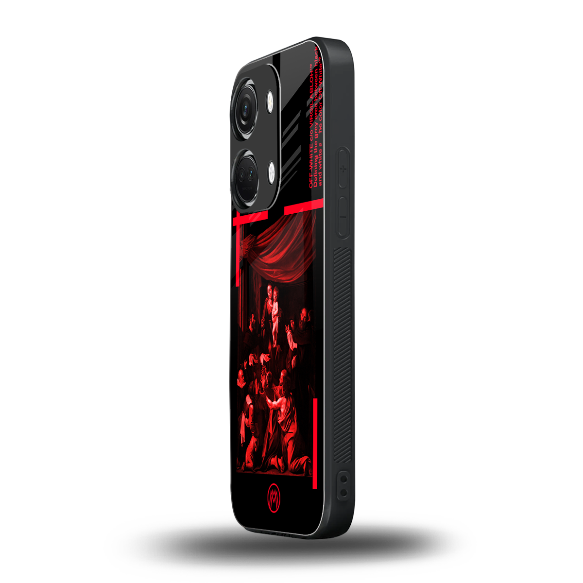 madonna of the rosary back phone cover | glass case for oneplus nord 3