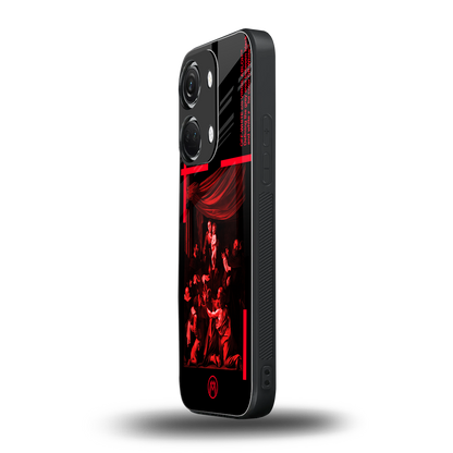 madonna of the rosary back phone cover | glass case for oneplus nord 3