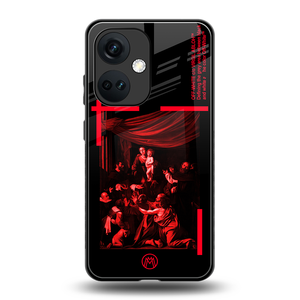 madonna of the rosary back phone cover | glass case for oneplus nord ce 3