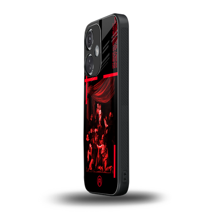 madonna of the rosary back phone cover | glass case for oneplus nord ce 3