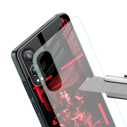 madonna of the rosary back phone cover | glass case for oneplus nord ce 4 lite