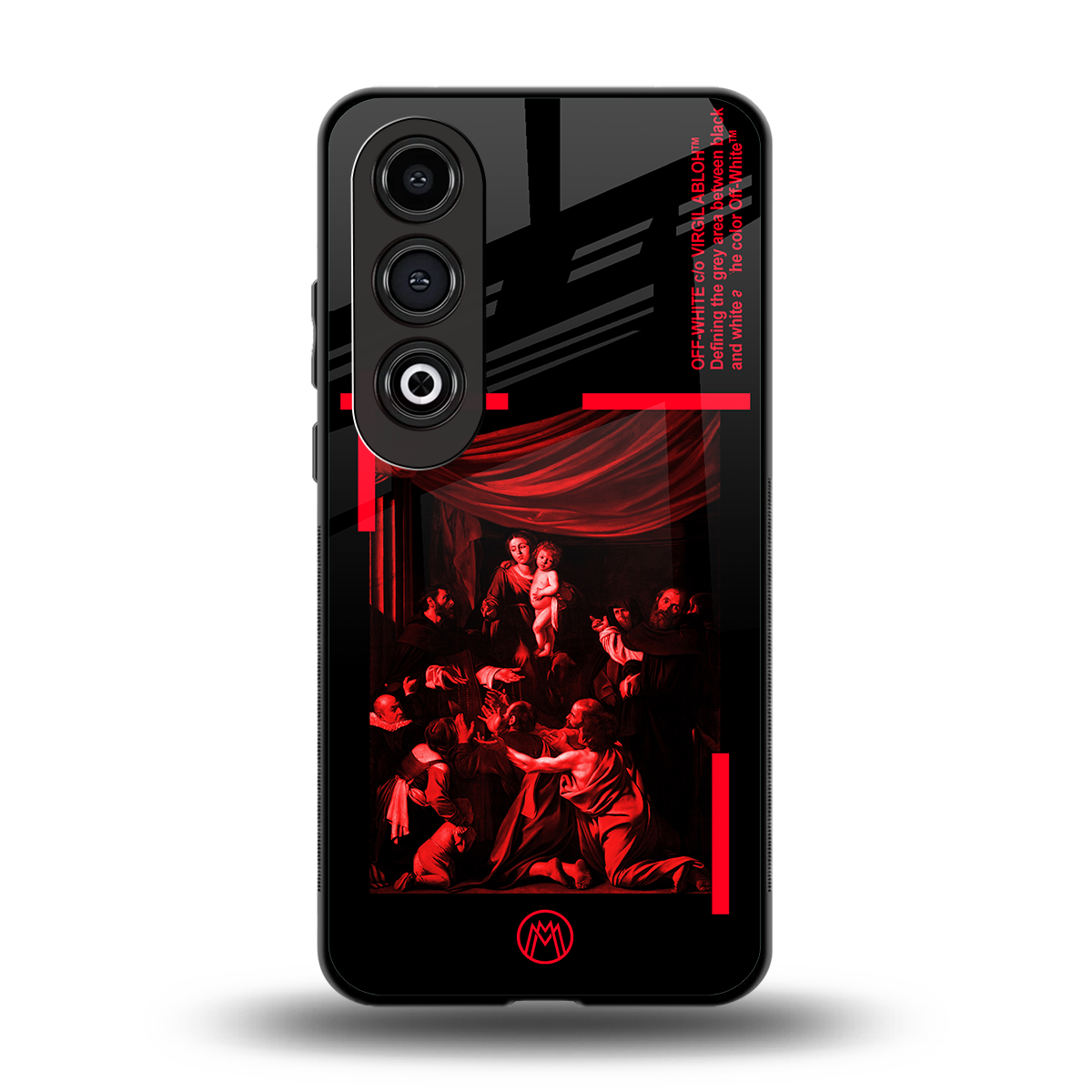 madonna of the rosary back phone cover | glass case for oneplus nord ce 4