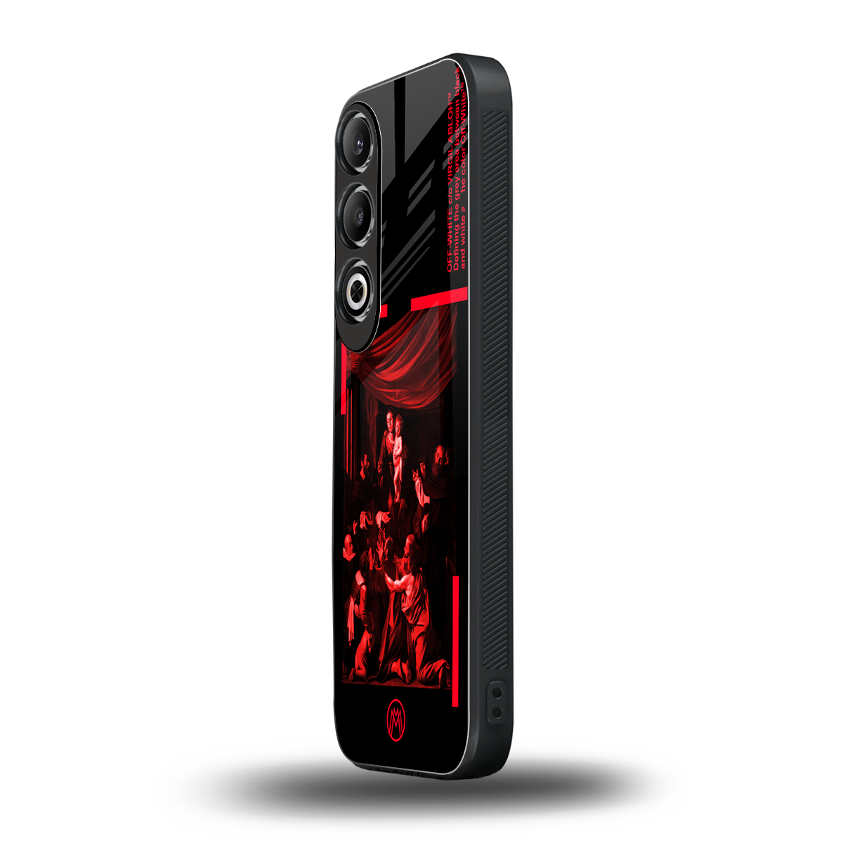 madonna of the rosary back phone cover | glass case for oneplus nord ce 4