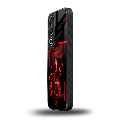 madonna of the rosary back phone cover | glass case for oneplus nord ce 4