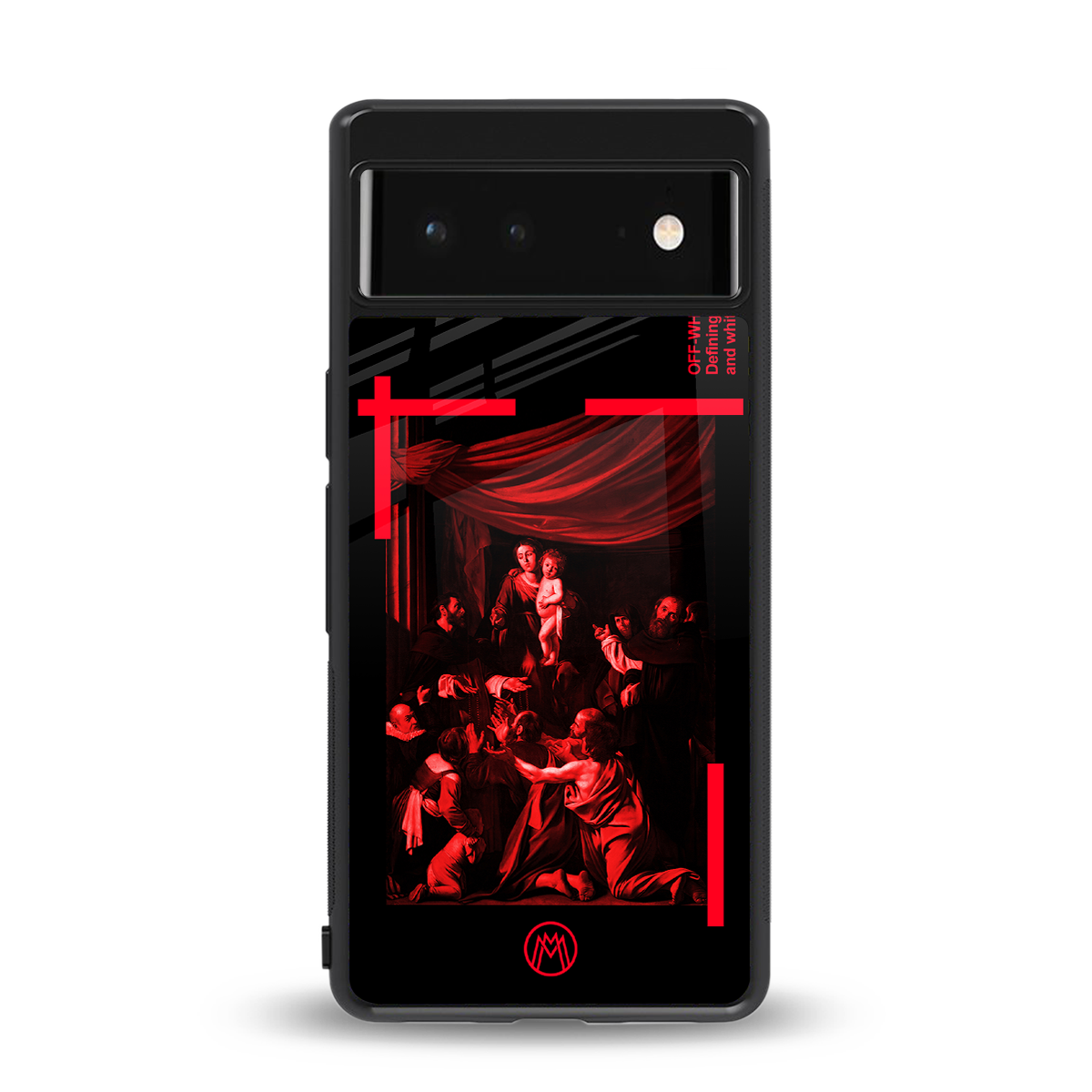 madonna of the rosary back phone cover | glass case for google pixel 6