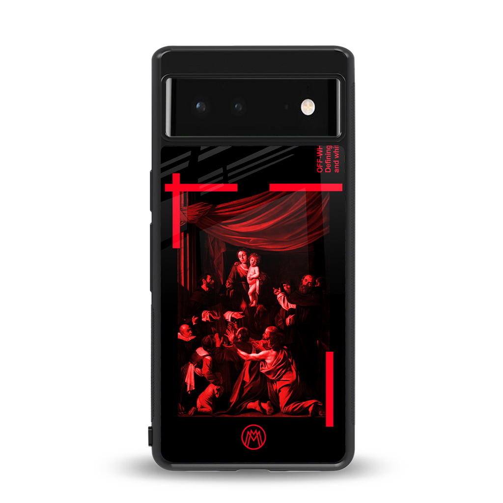 madonna of the rosary back phone cover | glass case for Google Pixel 6A