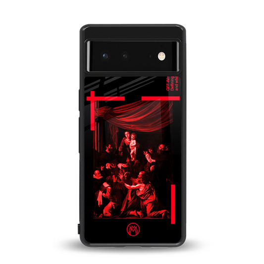 madonna of the rosary back phone cover | glass case for Google Pixel 6A