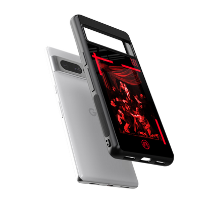 madonna of the rosary back phone cover | glass case for google pixel 7 pro