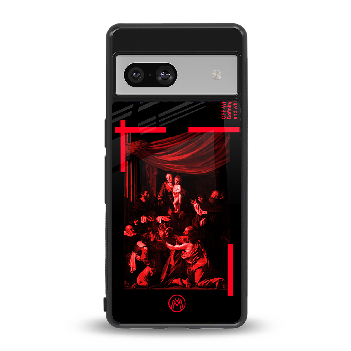madonna of the rosary back phone cover | glass case for Google Pixel 7