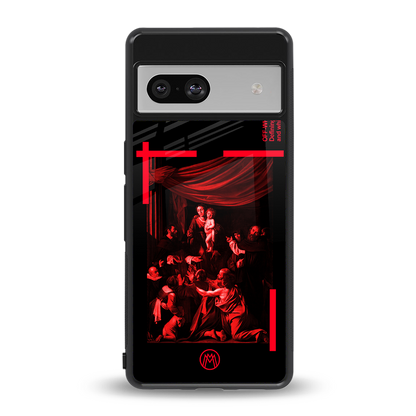 madonna of the rosary back phone cover | glass case for Google Pixel 7