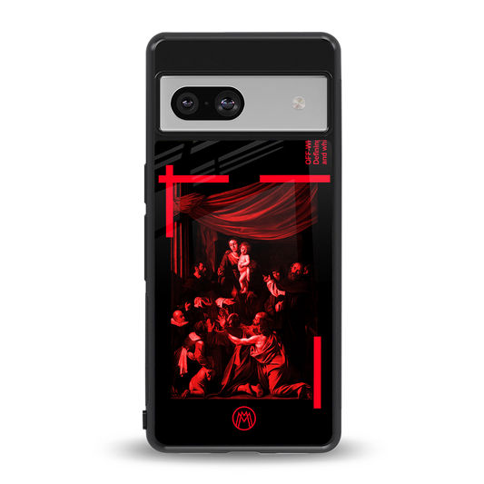 madonna of the rosary back phone cover | glass case for Google Pixel 7
