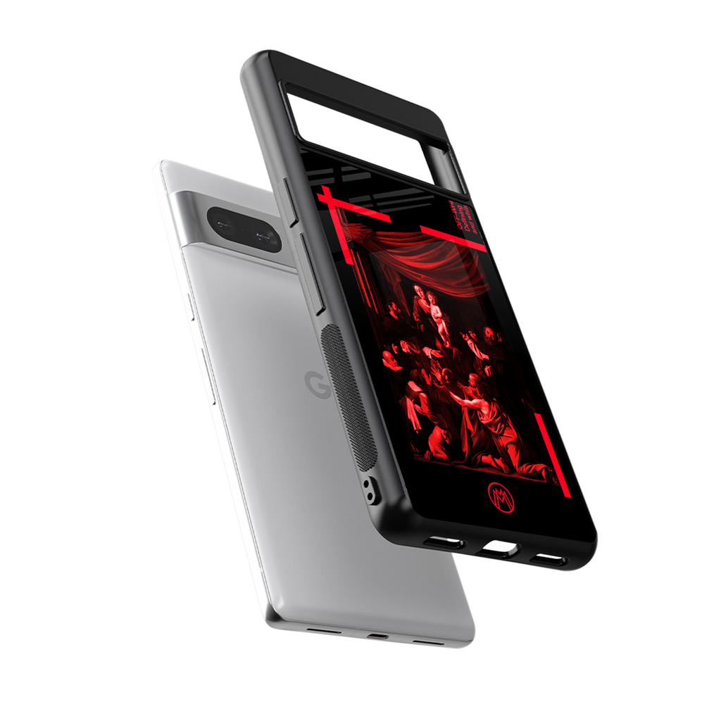 madonna of the rosary back phone cover | glass case for Google Pixel 7