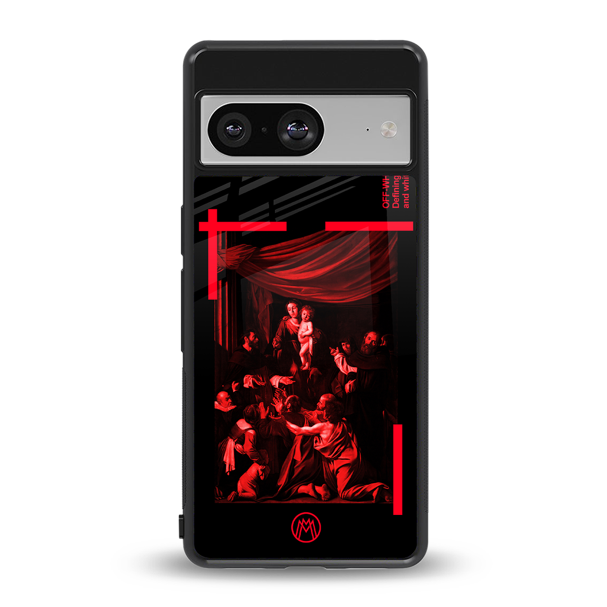 madonna of the rosary back phone cover | glass case for Google Pixel 8