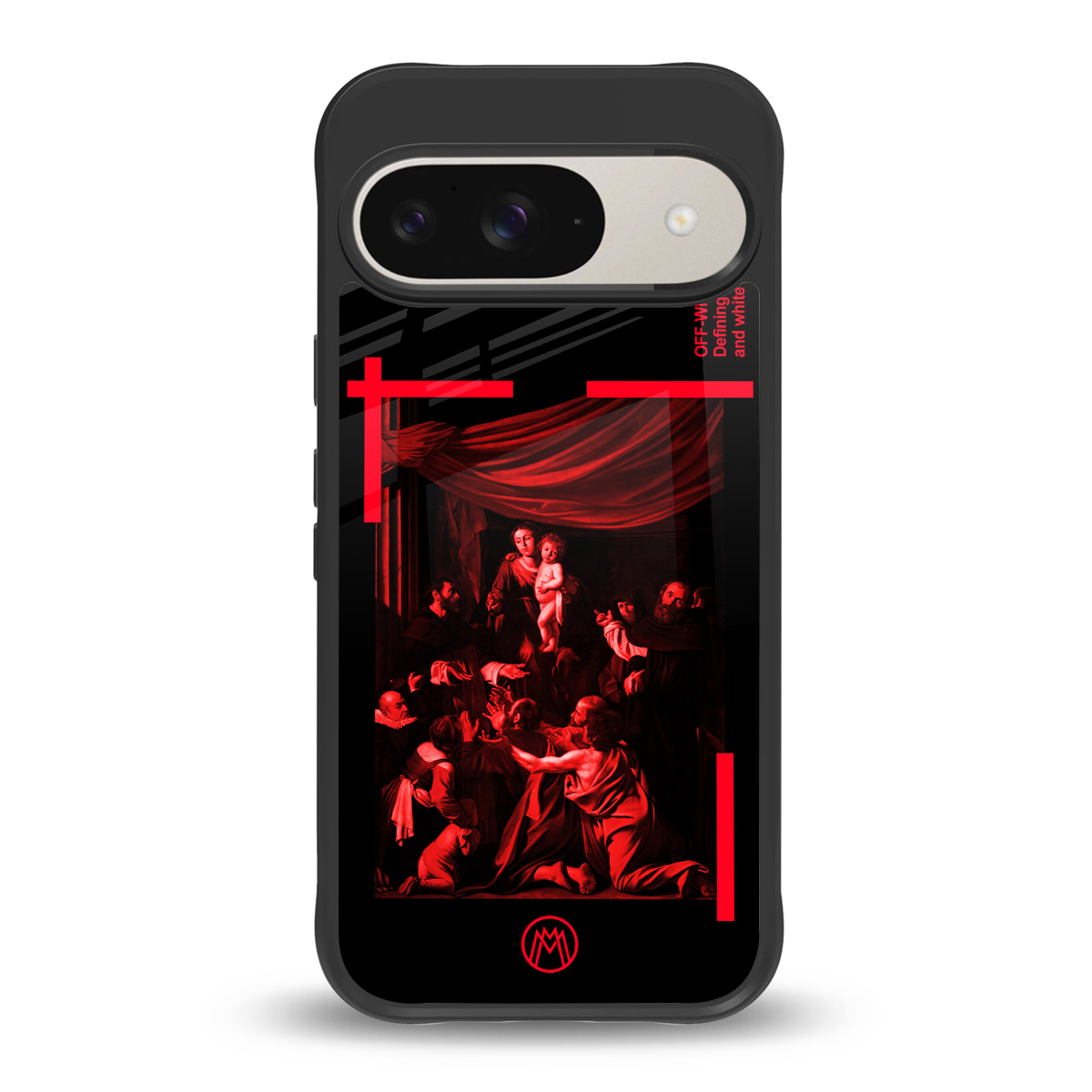 madonna of the rosary back phone cover | glass case for google pixel 9