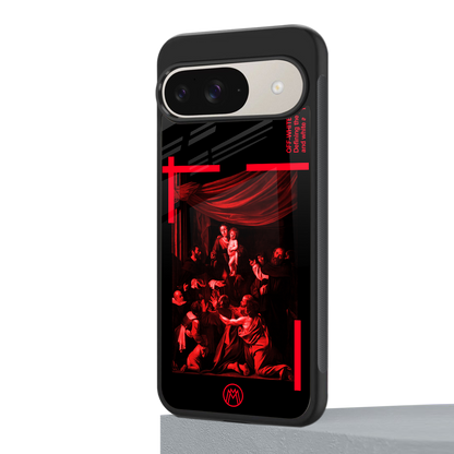 madonna of the rosary back phone cover | glass case for google pixel 9