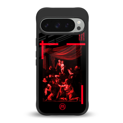 madonna of the rosary back phone cover | glass case for google pixel 9 pro xl