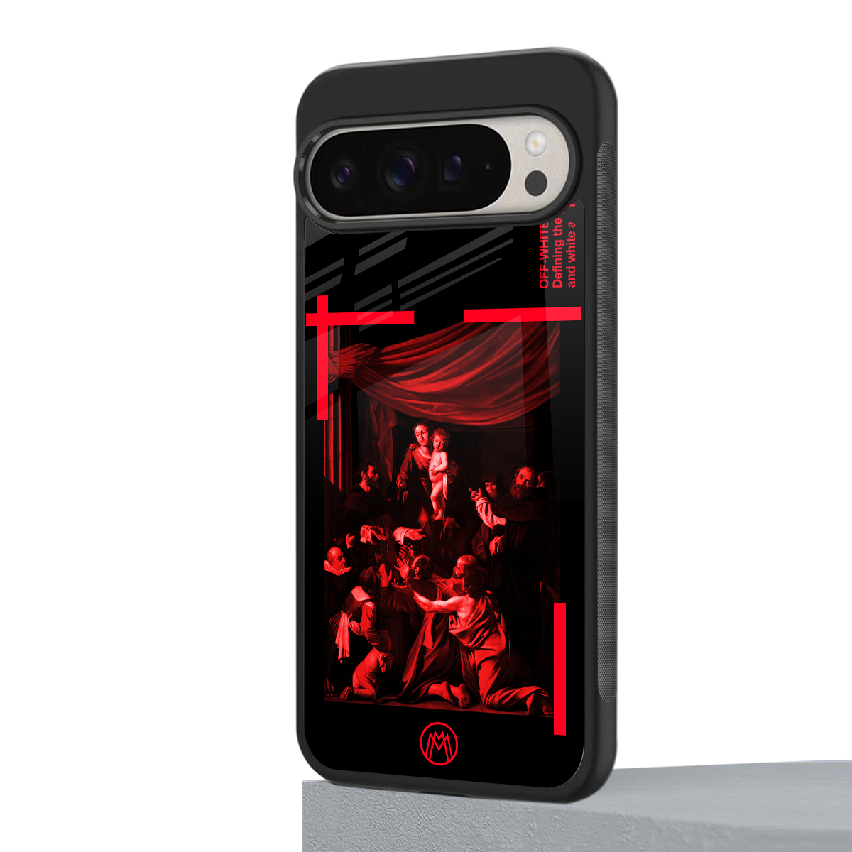 madonna of the rosary back phone cover | glass case for google pixel 9 pro xl