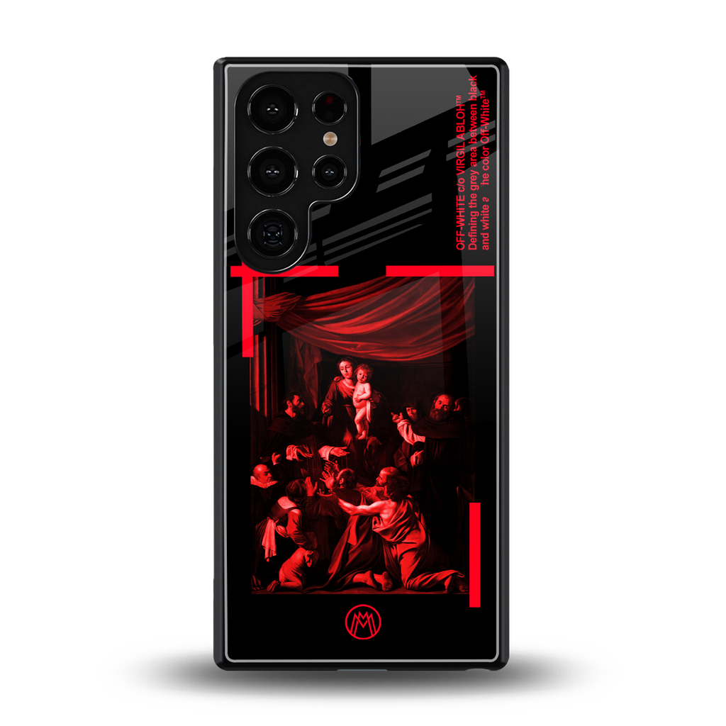 madonna of the rosary back phone cover | glass case for samsung galaxy s25 ultra