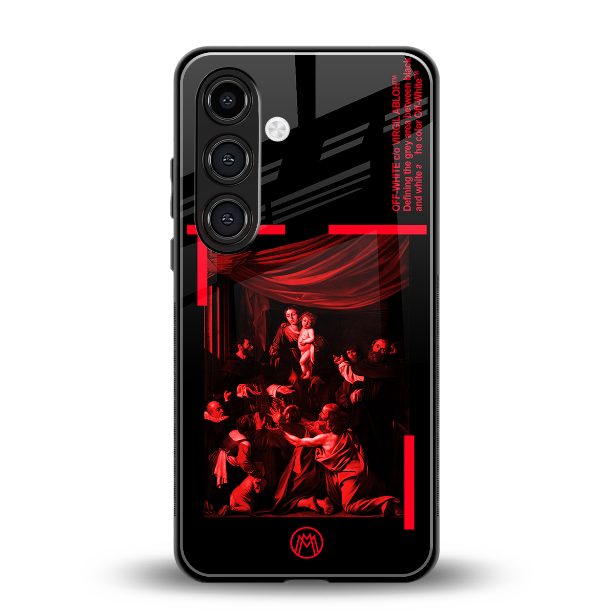 madonna of the rosary back phone cover | glass case for samsung galaxy s24