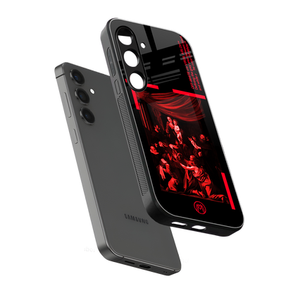 madonna of the rosary back phone cover | glass case for samsung galaxy s24 plus