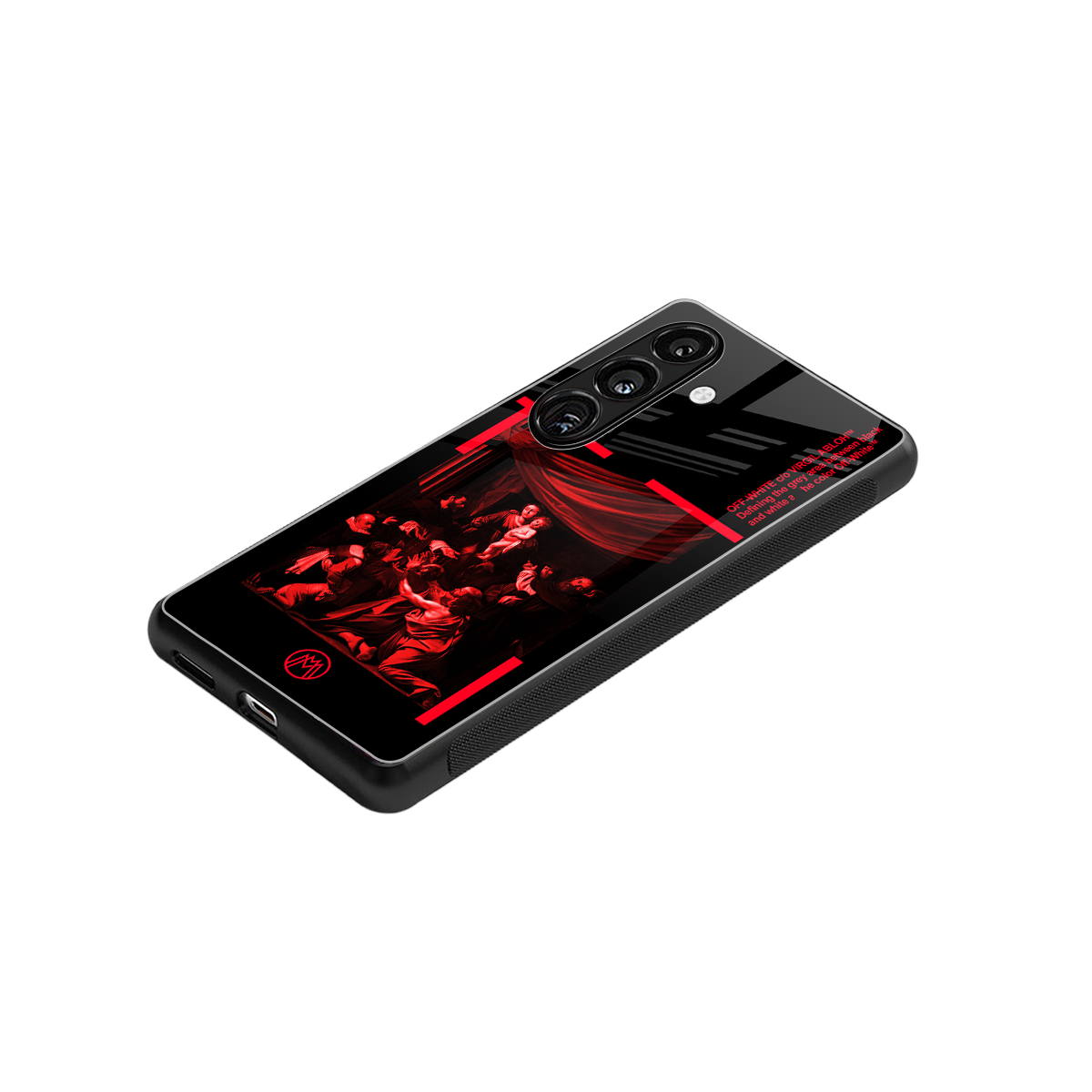 madonna of the rosary back phone cover | glass case for samsung galaxy s24