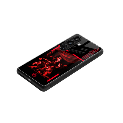 madonna of the rosary back phone cover | glass case for samsung galaxy s24 plus