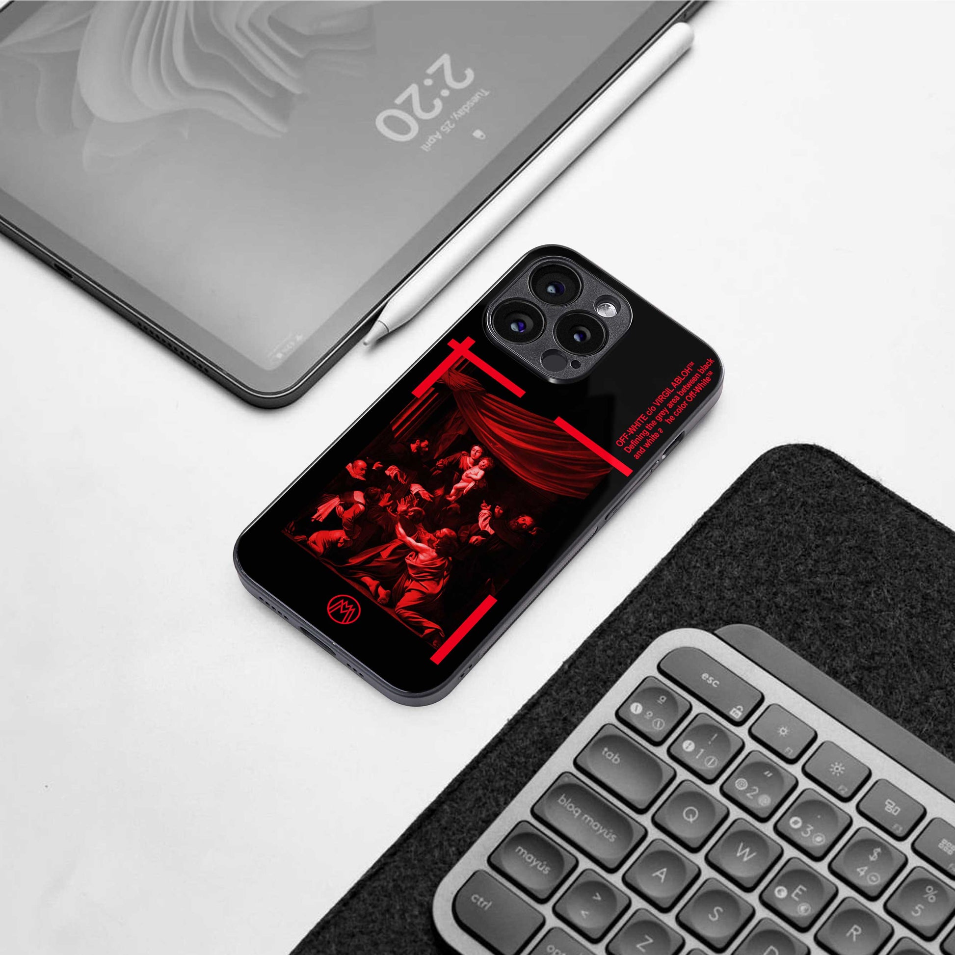 madonna of the rosary back phone cover | glass case for iphone 13 pro max