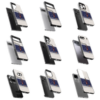Durable Glass Back Mobile Case for iPhone, Samsung, OnePlus, Google Pixel, Redmi, Vivo, Oppo