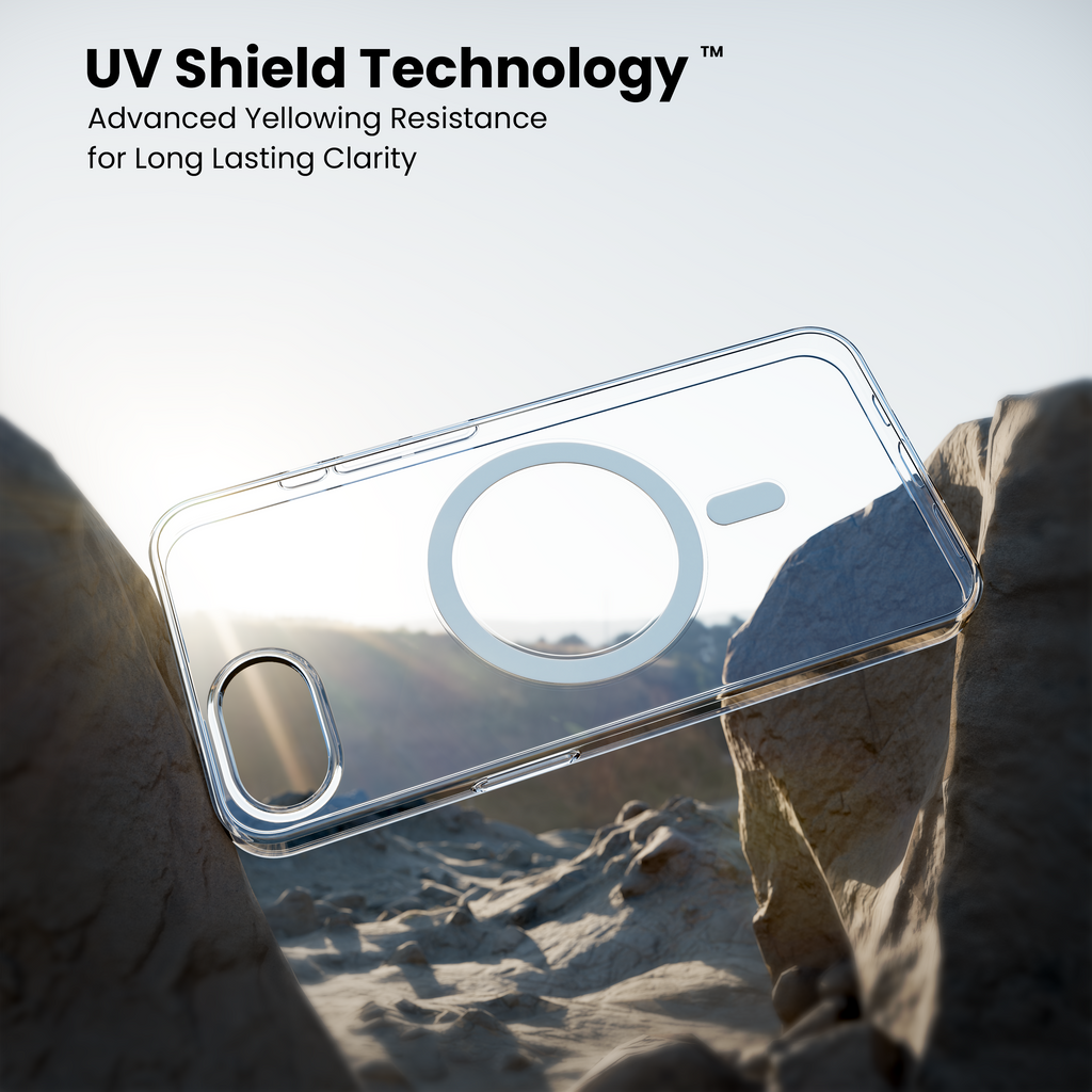 Anti Yellow Magsafe Clear Case for Iphone 16e