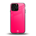 magenta paradise back phone cover | glass case for iphone 13 pro max
