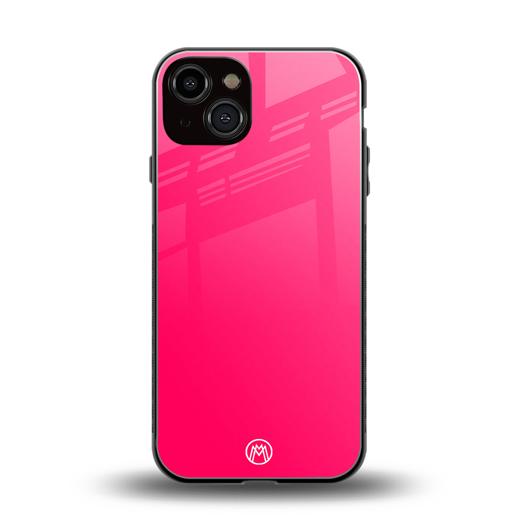 magenta paradise back phone cover | glass case for iphone 13