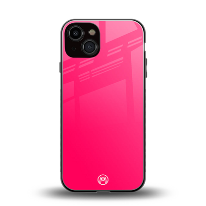 magenta paradise back phone cover | glass case for iphone 13