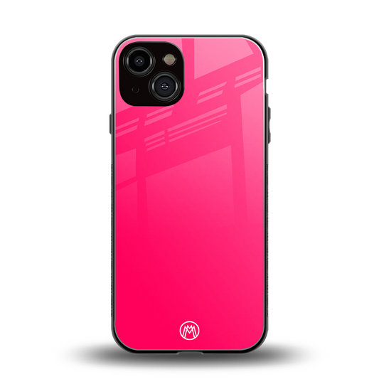 magenta paradise back phone cover | glass case for iphone 13