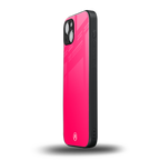 magenta paradise back phone cover | glass case for iphone 14 plus
