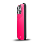 magenta paradise back phone cover | glass case for iphone 16 pro